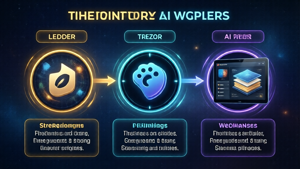 Ledger vs. Trezor vs. New AI Wallets: The 2026 Comparison